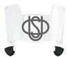 Ohio State Buckeyes Mini Football Helmet Visor Shield w/ Clips - PICK VISOR & LOGO COLOR