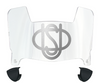 Ohio State Buckeyes Mini Football Helmet Visor Shield w/ Clips - PICK VISOR & LOGO COLOR