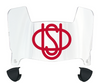 Ohio State Buckeyes Mini Football Helmet Visor Shield w/ Clips - PICK VISOR & LOGO COLOR
