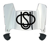Ohio State Buckeyes Mini Football Helmet Visor Shield w/ Clips - PICK VISOR & LOGO COLOR