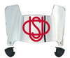 Ohio State Buckeyes Mini Football Helmet Visor Shield w/ Clips - PICK VISOR & LOGO COLOR