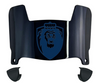 Old Dominion Monarchs Mini Football Helmet Visor Shield w/ Clips - PICK VISOR & LOGO COLOR