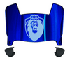 Old Dominion Monarchs Mini Football Helmet Visor Shield w/ Clips - PICK VISOR & LOGO COLOR