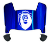 Old Dominion Monarchs Mini Football Helmet Visor Shield w/ Clips - PICK VISOR & LOGO COLOR