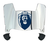 Old Dominion Monarchs Mini Football Helmet Visor Shield w/ Clips - PICK VISOR & LOGO COLOR