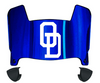 Old Dominion Monarchs Mini Football Helmet Visor Shield w/ Clips - PICK VISOR & LOGO COLOR