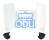 Old Dominion Monarchs Mini Football Helmet Visor Shield w/ Clips - PICK VISOR & LOGO COLOR