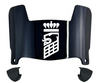 Old Dominion Monarchs Mini Football Helmet Visor Shield w/ Clips - PICK VISOR & LOGO COLOR