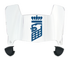 Old Dominion Monarchs Mini Football Helmet Visor Shield w/ Clips - PICK VISOR & LOGO COLOR