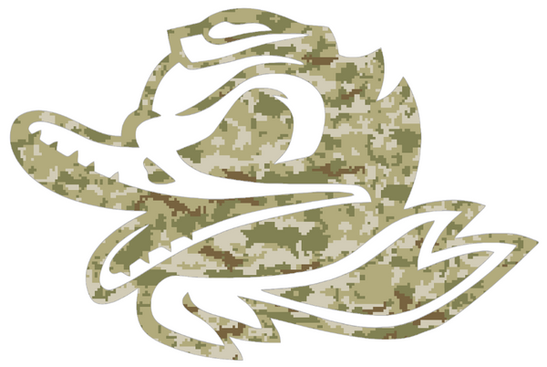 Oregon Ducks Combat Puddles Logo Salute to Service Camouflage Camo Vinyl Decal PICK SIZE