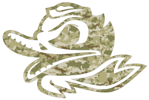 Oregon Ducks Combat Puddles Logo Salute to Service Camouflage Camo Vinyl Decal PICK SIZE