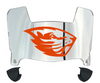 Oregon State Beavers Mini Football Helmet Visor Shield w/ Clips - PICK VISOR & LOGO COLOR