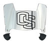Oregon State Beavers Mini Football Helmet Visor Shield w/ Clips - PICK VISOR & LOGO COLOR