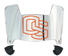 Oregon State Beavers Mini Football Helmet Visor Shield w/ Clips - PICK VISOR & LOGO COLOR