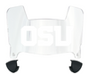 Oregon State Beavers Mini Football Helmet Visor Shield w/ Clips - PICK VISOR & LOGO COLOR