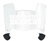 Oregon State Beavers Mini Football Helmet Visor Shield w/ Clips - PICK VISOR & LOGO COLOR