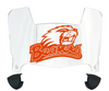 Oregon State Beavers Mini Football Helmet Visor Shield w/ Clips - PICK VISOR & LOGO COLOR