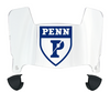 Penn Quakers Mini Football Helmet Visor Shield w/ Clips - PICK VISOR & LOGO COLOR