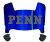 Penn Quakers Mini Football Helmet Visor Shield w/ Clips - PICK VISOR & LOGO COLOR