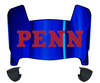 Penn Quakers Mini Football Helmet Visor Shield w/ Clips - PICK VISOR & LOGO COLOR