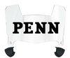 Penn Quakers Mini Football Helmet Visor Shield w/ Clips - PICK VISOR & LOGO COLOR
