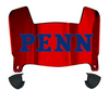 Penn Quakers Mini Football Helmet Visor Shield w/ Clips - PICK VISOR & LOGO COLOR