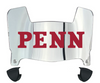 Penn Quakers Mini Football Helmet Visor Shield w/ Clips - PICK VISOR & LOGO COLOR