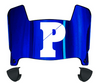 Penn Quakers Mini Football Helmet Visor Shield w/ Clips - PICK VISOR & LOGO COLOR