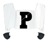 Penn Quakers Mini Football Helmet Visor Shield w/ Clips - PICK VISOR & LOGO COLOR