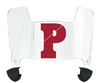 Penn Quakers Mini Football Helmet Visor Shield w/ Clips - PICK VISOR & LOGO COLOR