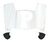 Penn Quakers Mini Football Helmet Visor Shield w/ Clips - PICK VISOR & LOGO COLOR