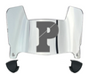 Penn Quakers Mini Football Helmet Visor Shield w/ Clips - PICK VISOR & LOGO COLOR