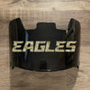 Philadelphia Eagles Full Size Football Helmet Visor Shield Black Dark Tint w/ Clips - PICK LOGO COLOR