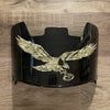 Philadelphia Eagles Full Size Football Helmet Visor Shield Black Dark Tint w/ Clips - PICK LOGO COLOR