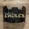 Philadelphia Eagles Full Size Football Helmet Visor Shield Black Dark Tint w/ Clips - PICK LOGO COLOR