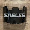 Philadelphia Eagles Full Size Football Helmet Visor Shield Black Dark Tint w/ Clips - PICK LOGO COLOR
