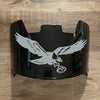 Philadelphia Eagles Full Size Football Helmet Visor Shield Black Dark Tint w/ Clips - PICK LOGO COLOR