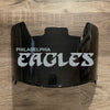 Philadelphia Eagles Full Size Football Helmet Visor Shield Black Dark Tint w/ Clips - PICK LOGO COLOR