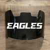 Philadelphia Eagles Full Size Football Helmet Visor Shield Black Dark Tint w/ Clips - PICK LOGO COLOR