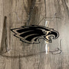 Philadelphia Eagles Full Size Football Helmet Visor Shield Clear w/ Clips - PICK LOGO COLOR