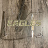 Philadelphia Eagles Full Size Football Helmet Visor Shield Clear w/ Clips - PICK LOGO COLOR