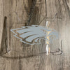 Philadelphia Eagles Full Size Football Helmet Visor Shield Clear w/ Clips - PICK LOGO COLOR