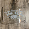 Philadelphia Eagles Full Size Football Helmet Visor Shield Clear w/ Clips - PICK LOGO COLOR