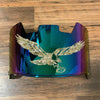 Philadelphia Eagles Full Size Football Helmet Visor Shield Green Iridium Mirror w/ Clips - PICK LOGO COLOR