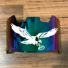 Philadelphia Eagles Full Size Football Helmet Visor Shield Green Iridium Mirror w/ Clips - PICK LOGO COLOR