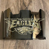 Philadelphia Eagles Full Size Football Helmet Visor Shield Silver Chrome Mirror w/ Clips - PICK LOGO COLOR