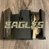 Philadelphia Eagles Full Size Football Helmet Visor Shield Silver Chrome Mirror w/ Clips - PICK LOGO COLOR