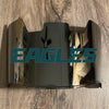 Philadelphia Eagles Full Size Football Helmet Visor Shield Silver Chrome Mirror w/ Clips - PICK LOGO COLOR