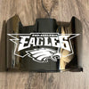 Philadelphia Eagles Full Size Football Helmet Visor Shield Silver Chrome Mirror w/ Clips - PICK LOGO COLOR