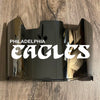 Philadelphia Eagles Full Size Football Helmet Visor Shield Silver Chrome Mirror w/ Clips - PICK LOGO COLOR